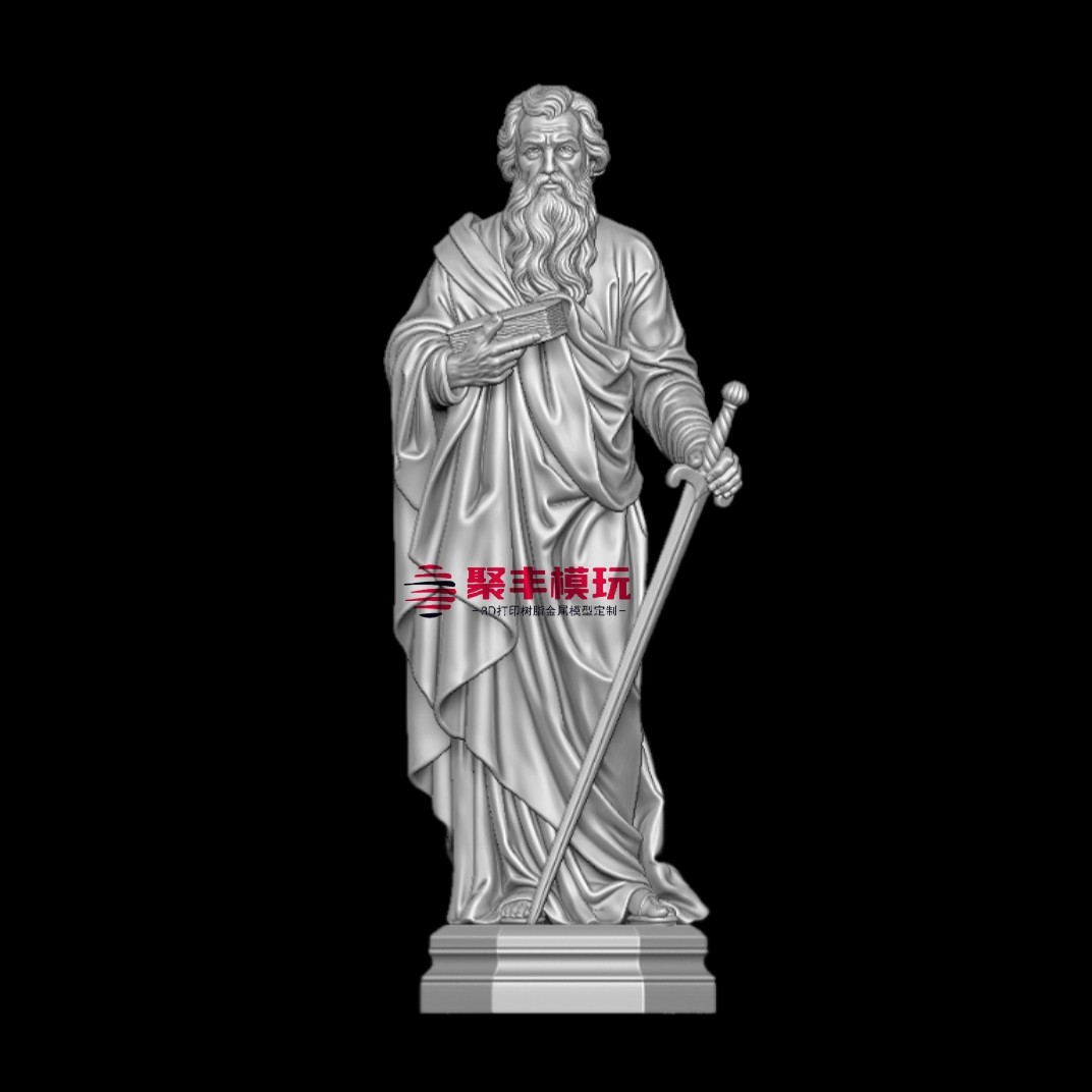 西方人物STL文件3D图纸模型欧式人物三维图纸STL数据机雕打印