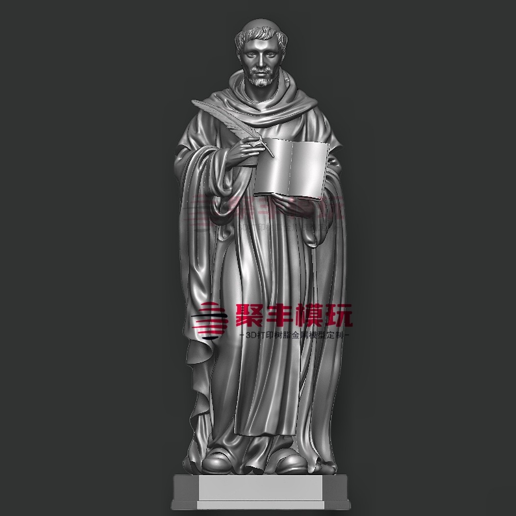 西方人物STL文件3D模型欧式雕塑打印圆雕三维立体图纸STL数据