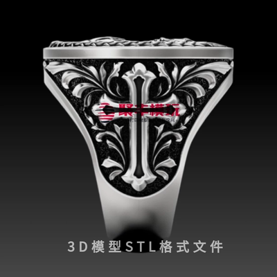 西方人物戒指STL文件3D图纸首饰三维立体模型STL数据机雕刻打印