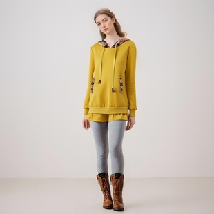 拉伦娜睡衣女秋冬珊瑚绒家居服套装大睡袍家居服法兰绒断色断码