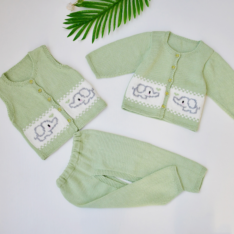 明月手作毛线材料包送教程和视频