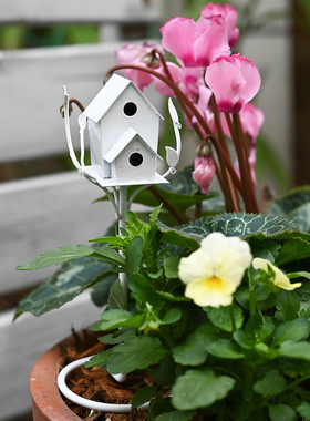 铁艺微景观装饰田园花盆桌面