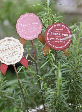 铁艺装饰花盆复古怀旧阳台庭院