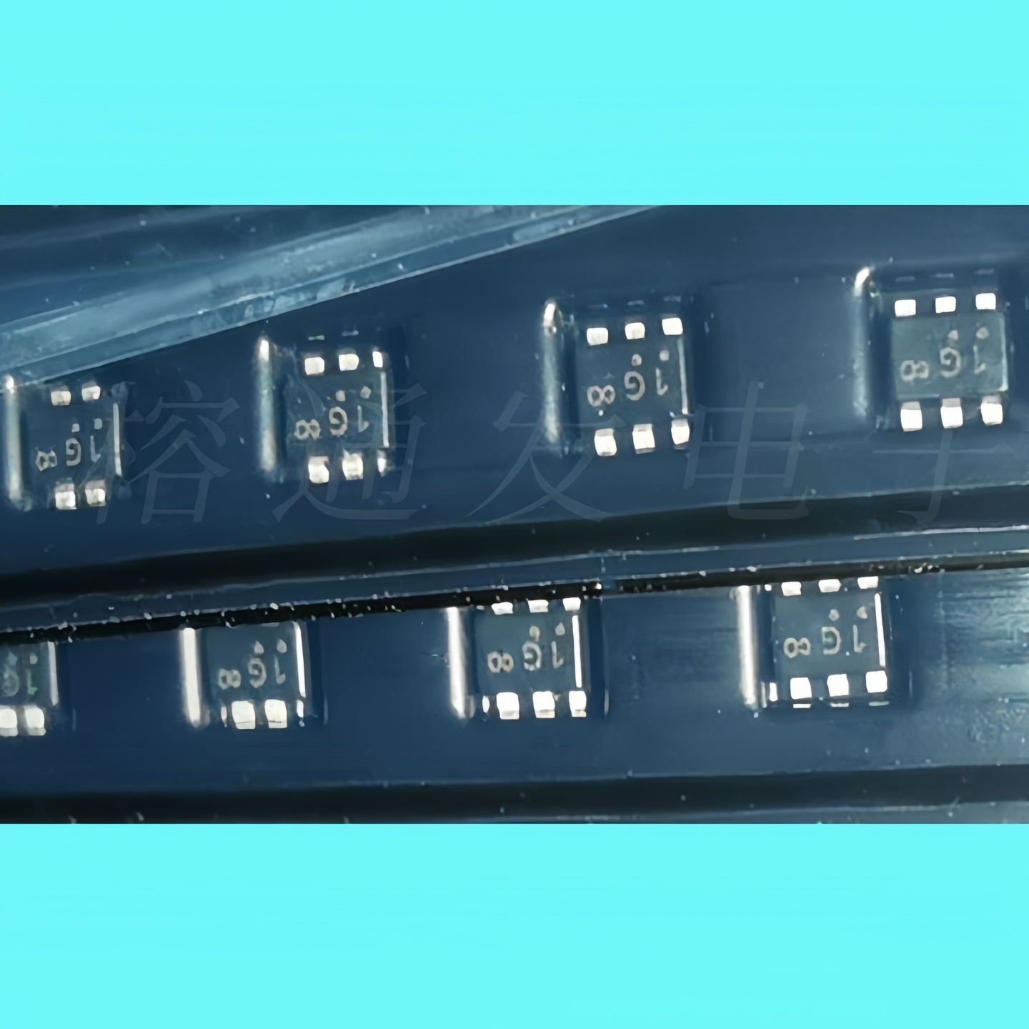 BC847CDXV6T1G管NPN45V丝印1G