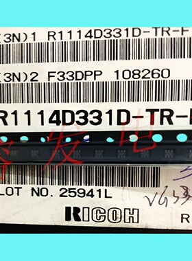 R1114D311D-TR-F/LDO稳压器3.1V 150mA/SOT-563丝印:F33
