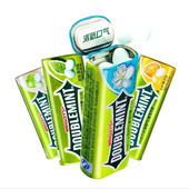 绿箭无糖薄荷糖强劲约35粒23.8g 15瓶铁盒清新清凉糖果口香糖