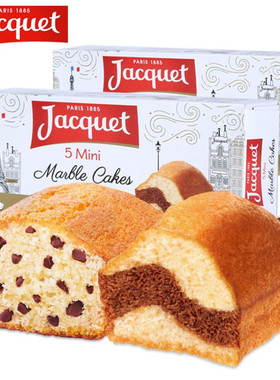 法国进口蛋糕 Jacquet/雅乐可巧克力粒蛋糕150g/盒 西式糕点 1盒