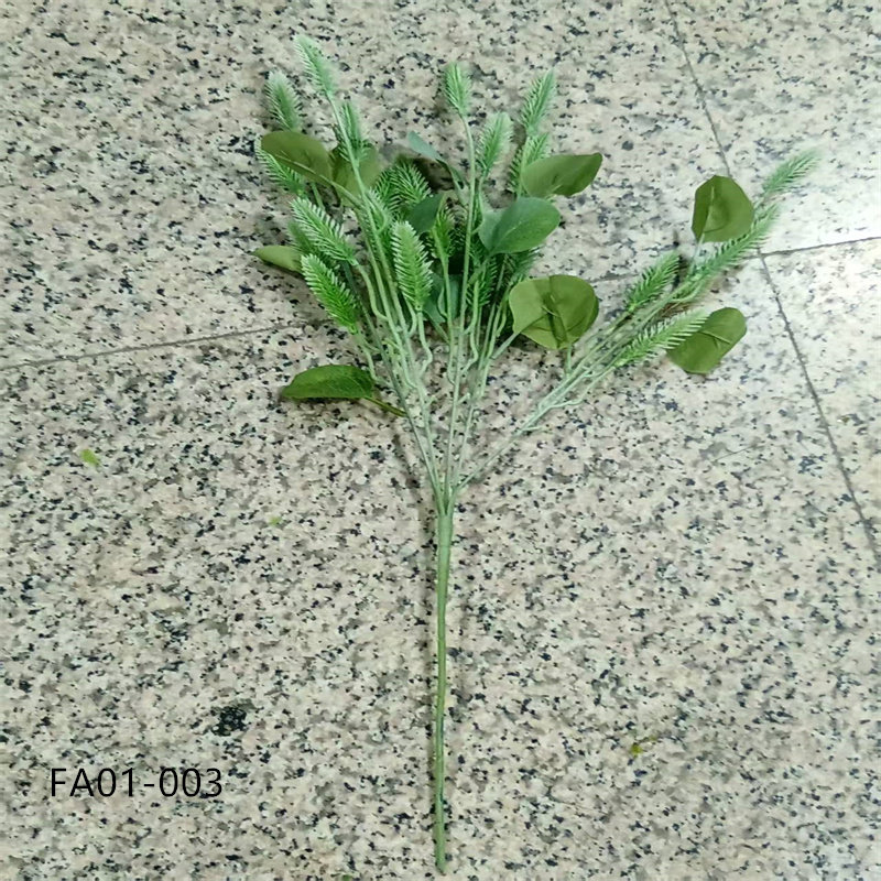 仿真森系绿植小刺狗尾巴星星草蕨草文竹蕨满天星家居装饰塑料摆件