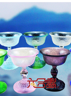 六合春琉璃灯座烛台香炉密宗法器