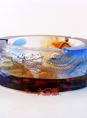 六合春琉璃摆件风水生日祝寿礼品