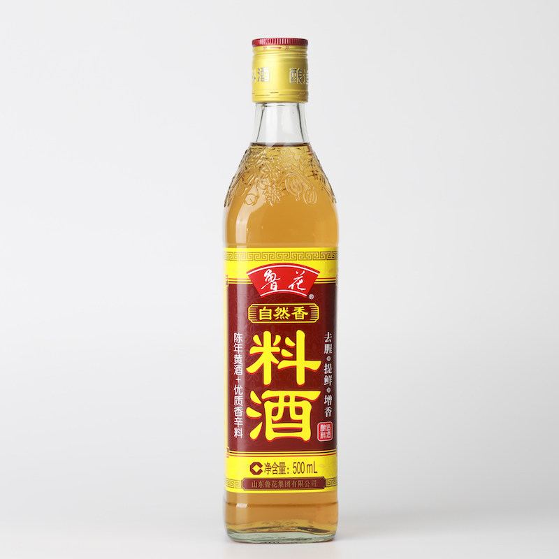 鲁花自然香料酒500ml*1 酿造料酒 厨房调味品 烹饪黄酒
