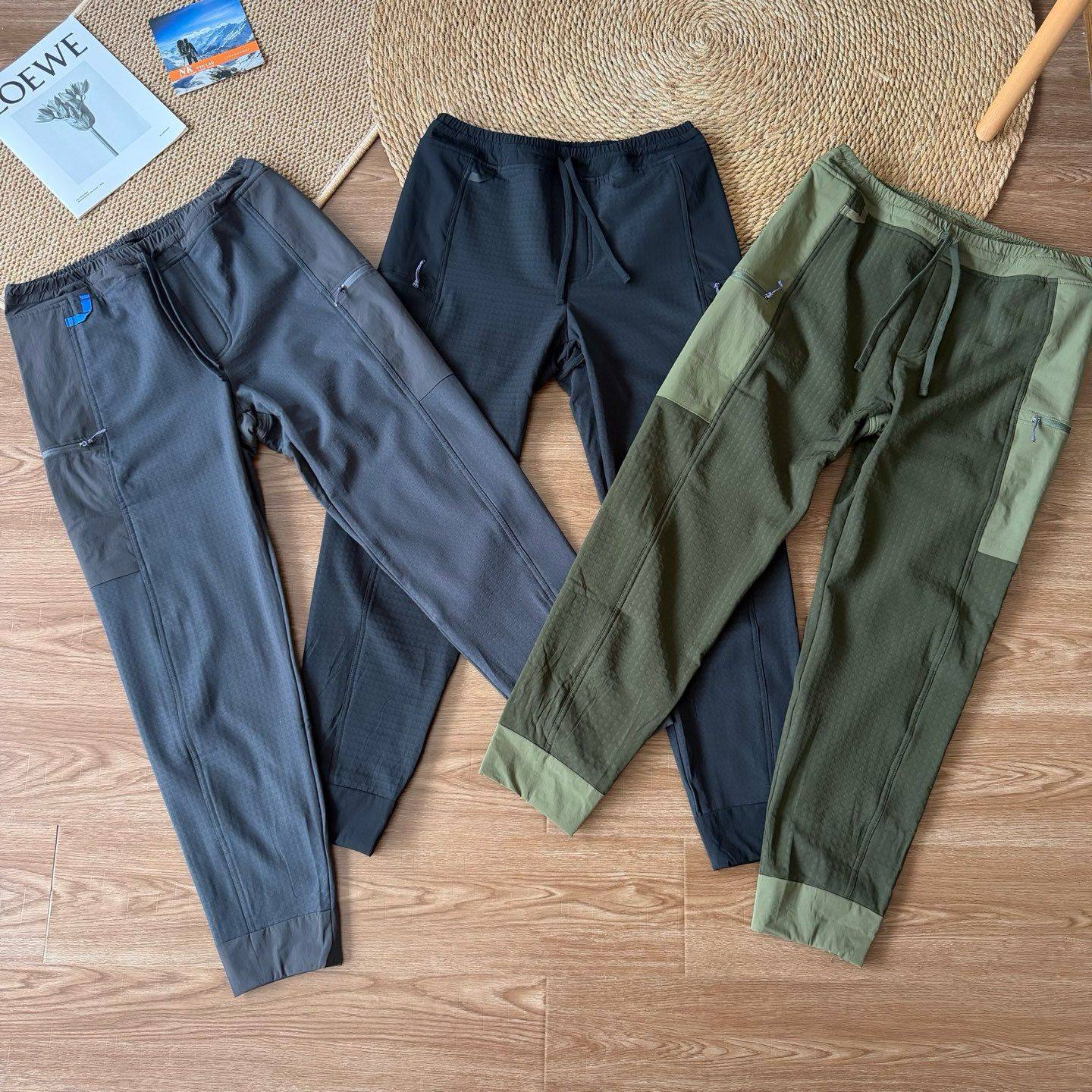 秋冬季巴塔家平替运动裤男女户外防水加绒加厚保暖登山抓绒长裤子