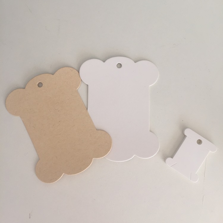 十字绣绕线卡牛皮纸缠线板卡线纸板透明盒塑料理线器diy卡片手工