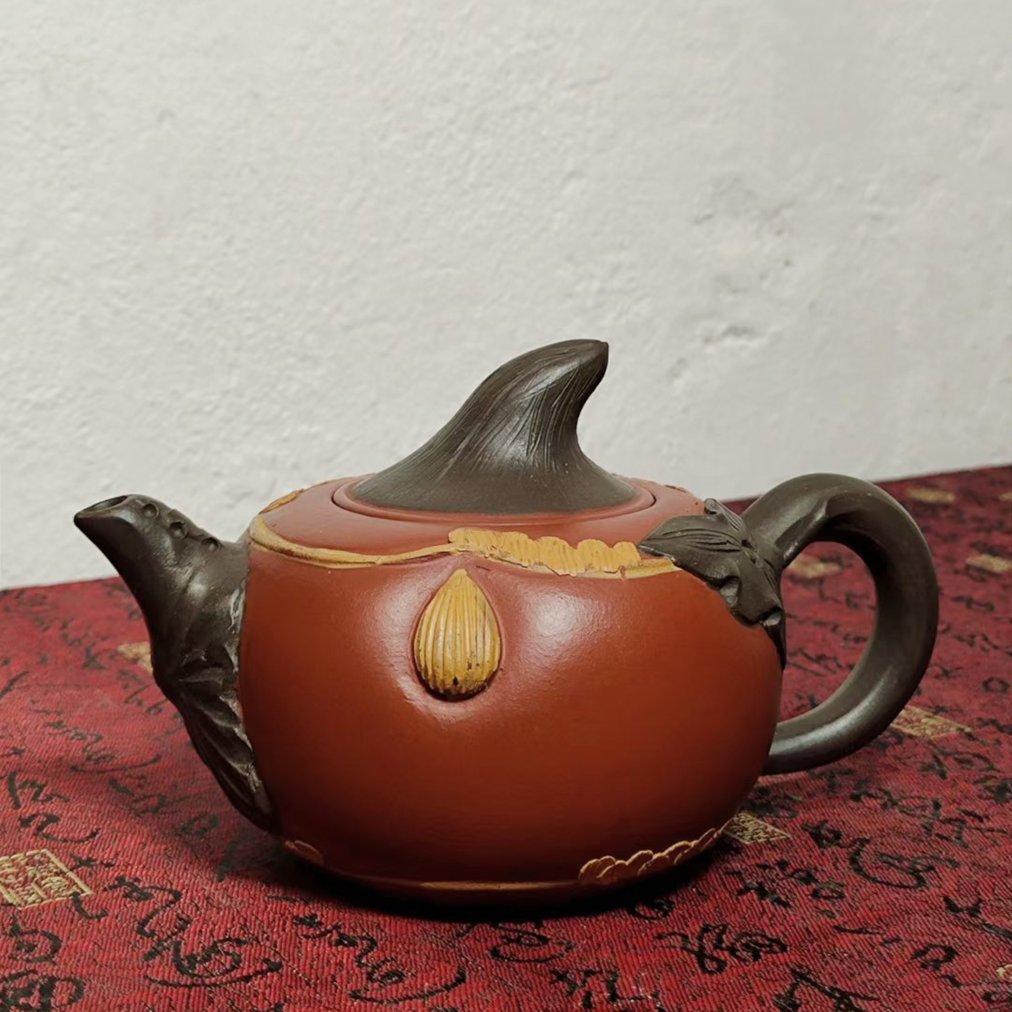 荸荠壶/马蹄壶 宜兴紫砂壶经典仿古仿生花器原矿清水泥紫砂茶具