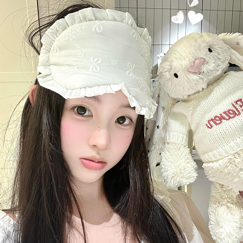 日系可爱蝴蝶结花边眼罩甜美少女心睡觉遮光缓解疲劳午睡专用眼罩,饰品/流行首饰/时尚饰品新,发饰,淘宝优惠券,粉丝福利购,淘宝优惠卷
