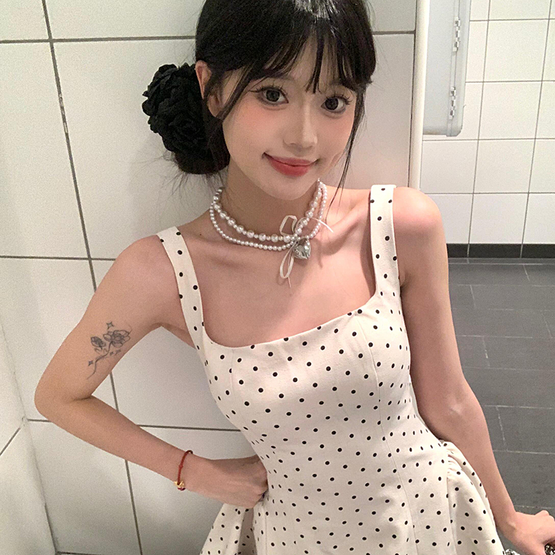 爱心珍珠项链女夏季配裙子锁骨链