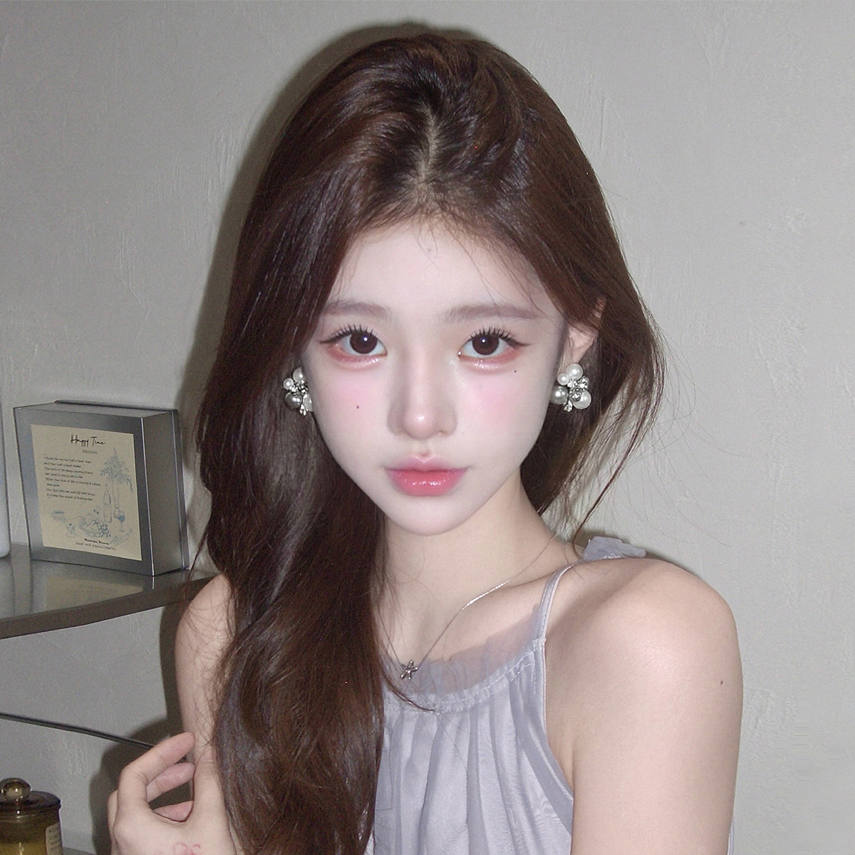 夸张钻石大珍珠耳钉耳夹女2026新款轻奢高级感气质千金感耳环耳饰 - 由夏 YOOXIA出品