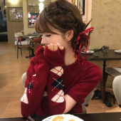 旧梦绾丝 新年红色飘带蝴蝶结发夹女秋冬高级感头饰甜美气质发饰