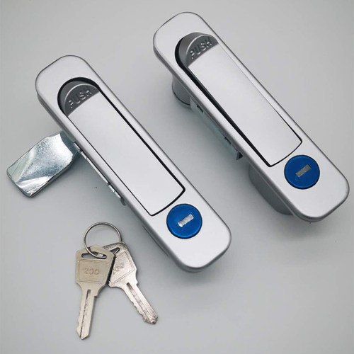 海坦 MS737平面锁 配电柜门锁 开关柜门弹跳锁 工业机械设备门锁