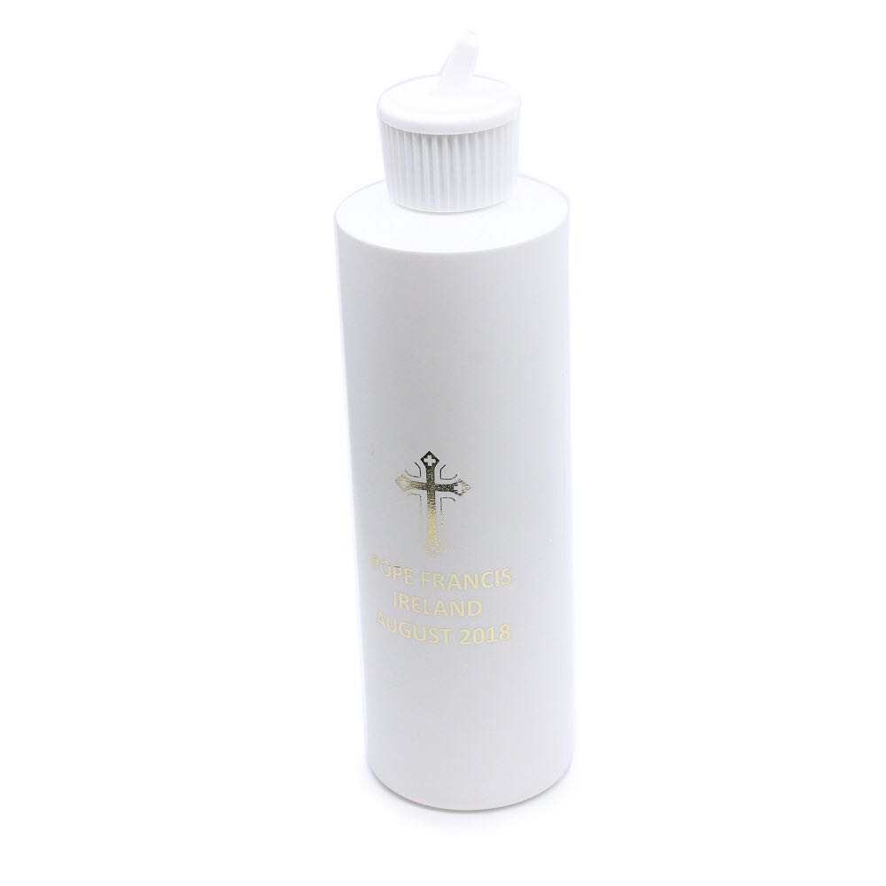 包邮家用圣水瓶250ML 圆形十字架烫金Holy Water