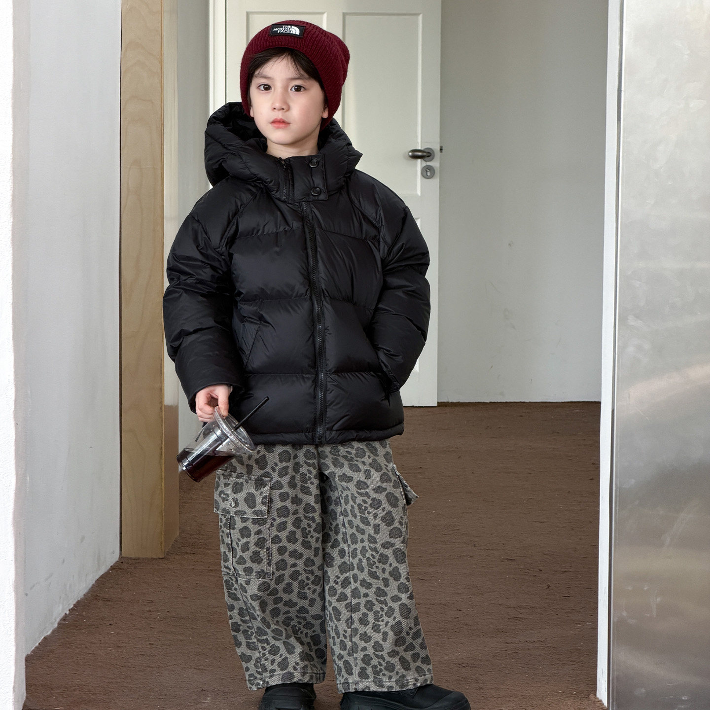 儿童新国标羽绒服90白鸭绒