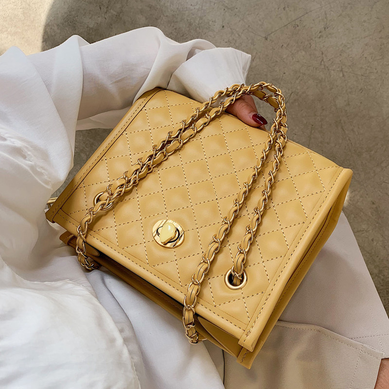 菱格链条包单肩大包包女2019新款潮韩版百搭斜挎包洋气时尚托特包|ruв категории Сумки, Г - жа сумки - от Buy2taobao.com для оказания профессиональной услуги покупки агента Taobao