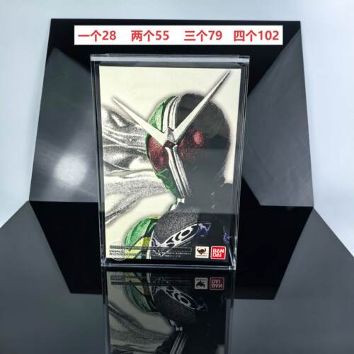 万代SHF真骨雕假面骑士奥特曼展示盒高透明亚克力防尘收纳一体盒