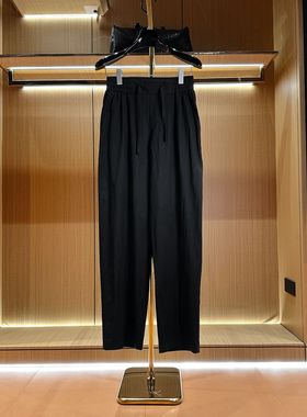 「H9868」“极简风潮流卫裤” 秋季男休闲简约宽松直筒垂坠感长裤