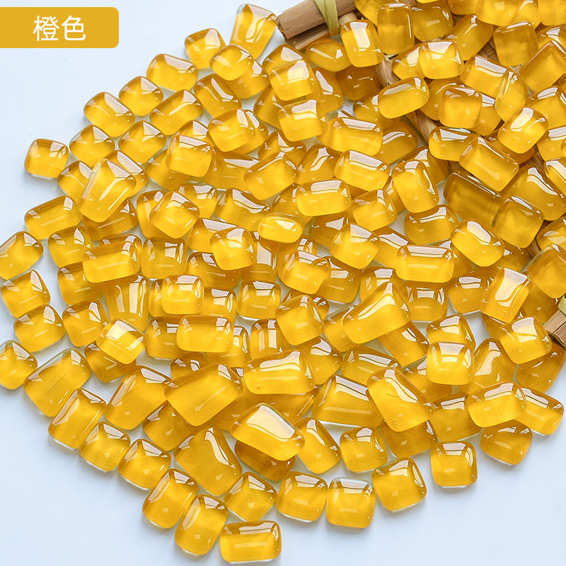 Mosaic hỗn hợp đá tự do diy vật liệu trang trí thủ công sáng tạo cắt dán pha lê trang trí hạt thủy tinh