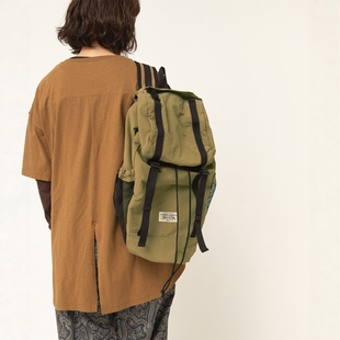 RNA-N日本原厂真品复古潮牌杂志学院防水尼龙布抽绳双肩手提背包