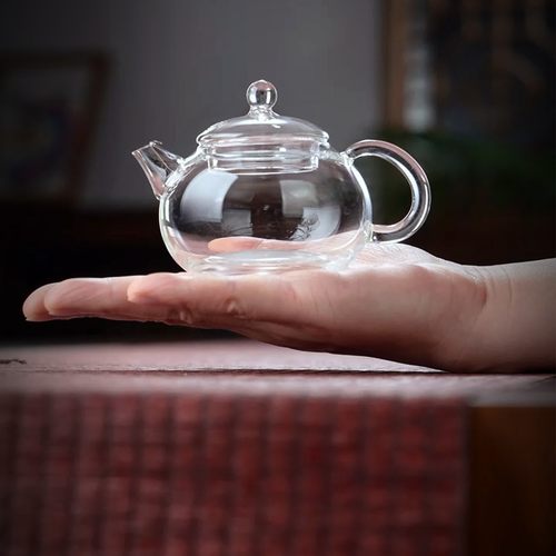 全度手工高硼硅耐高温玻璃家用泡茶壶迷你单壶手工玻璃功夫茶壶