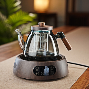 煮茶器耐高温大容量烧水壶蒸煮茶具 玻璃煮茶壶电陶炉2025新款