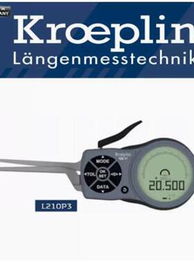 德国KROEPLIN古沃匹林数显内径卡钳内卡规L210P3 量程10-20MM