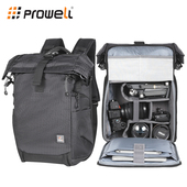 Prowell双肩大容量专业摄影包多功能防水无人机侧开快取相机包