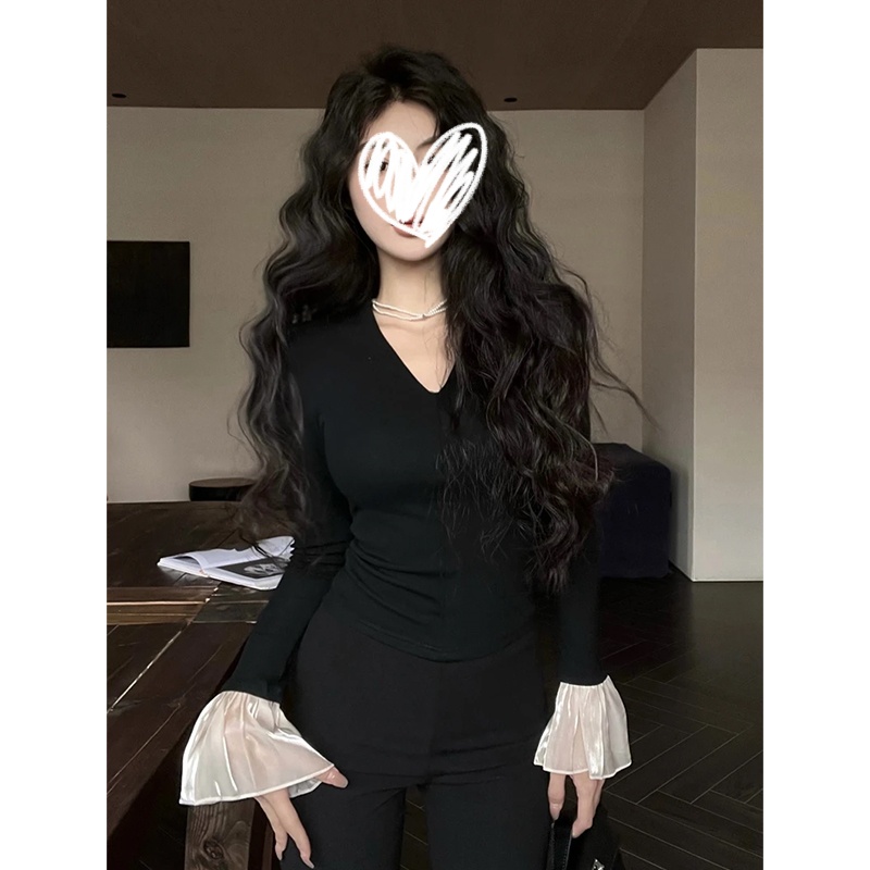 【赠运费险】高级感加绒长袖T恤