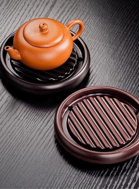 新中式壶承茶杯垫紫砂壶茶托养生壶隔热垫茶壶底座干泡台茶具配件