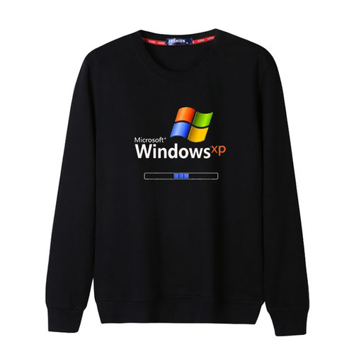 winXP卫衣电脑系统it程序员衣服