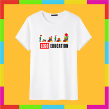 定制印logo工作服团队服装 lego乐高积木益智活动教育体T恤衫 短袖