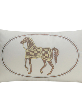 沙发抱枕靠垫轻奢靠枕套单人沙发靠美式靠背垫欧式腰枕套汽车腰枕