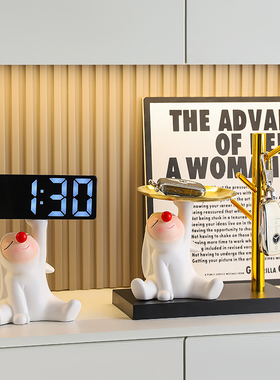 兔子钥匙玄关收纳摆件家居装饰品