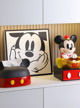 可爱米奇摆件钥匙玄关收纳置物柜