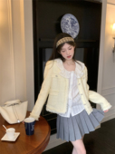 奶黄色小香风外套 LXLILIUM AM10