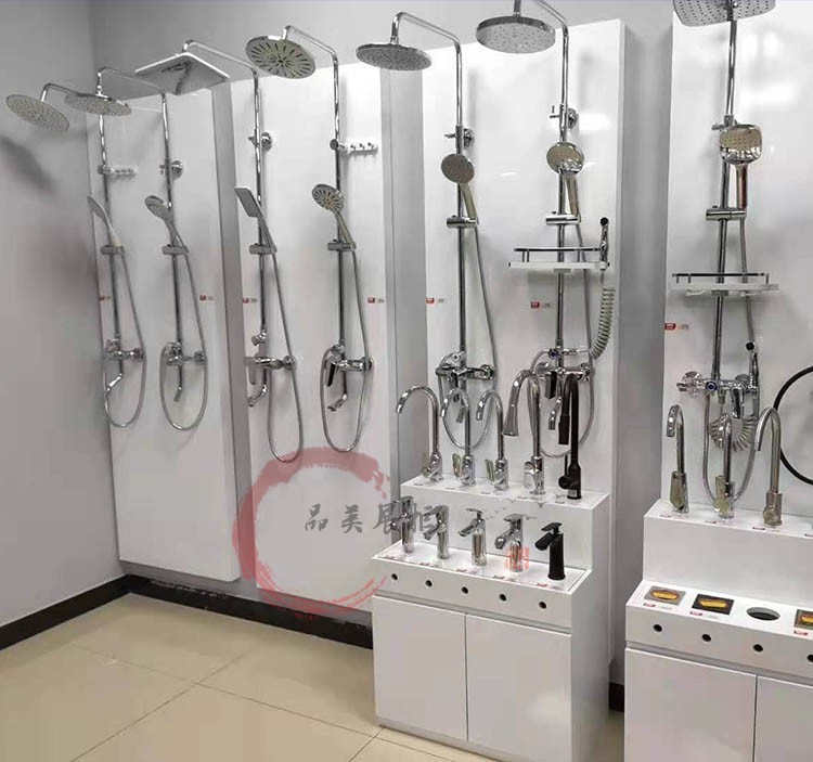 卫浴花洒展板烤漆亮光 花洒淋浴洁具展架五金挂板毛巾架厂家直销