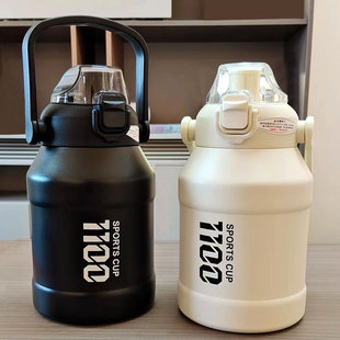 大容量保温吨吨桶不锈钢保温保冷水杯户外吸管运动健身保温杯
