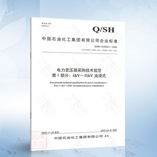 2024 油浸式 35kV 电力变压器采购技术规范 CG0222.1 第1部分：6kV