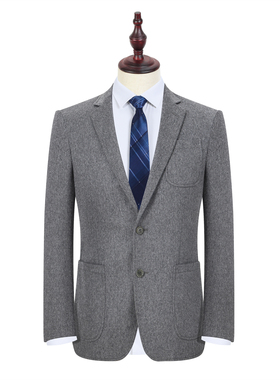 NXBF313302 单西 羊毛+羊绒 男士秋冬毛呢西服上班二扣羊毛西装