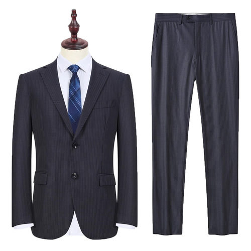 KFMDBA1001套西 进口面料1881 专柜价8360 春秋二扣羊毛西服套装