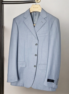 意大利奢侈品牌伯爵门店款高端商务男士西服双开叉休闲西装6273-9