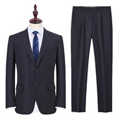 3070套西 进口面料诺优翩雅专柜价7660 男士 CBA0010 羊毛西服套装
