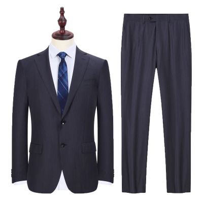 KFMAB13046套西 意大利进口面料羊毛100% 男士春秋西服二扣中开叉